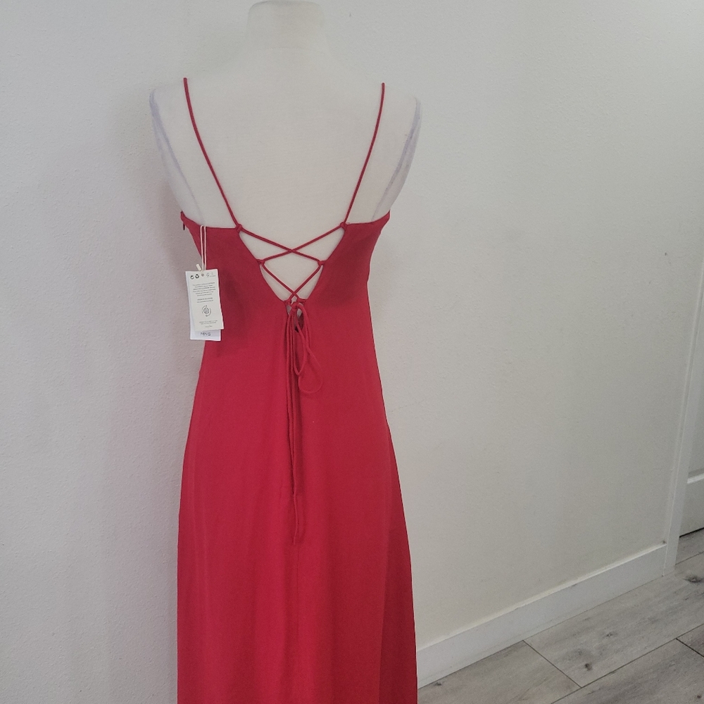 Mango Red Maxi Dress - Picture 7 of 15